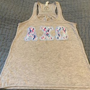 Alpha Chi Omega Letter Tank